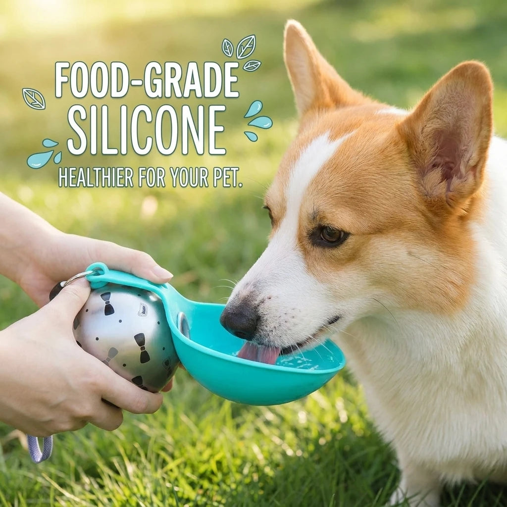 Portable Dog Water Bottle | Leak-Proof Travel Bottle